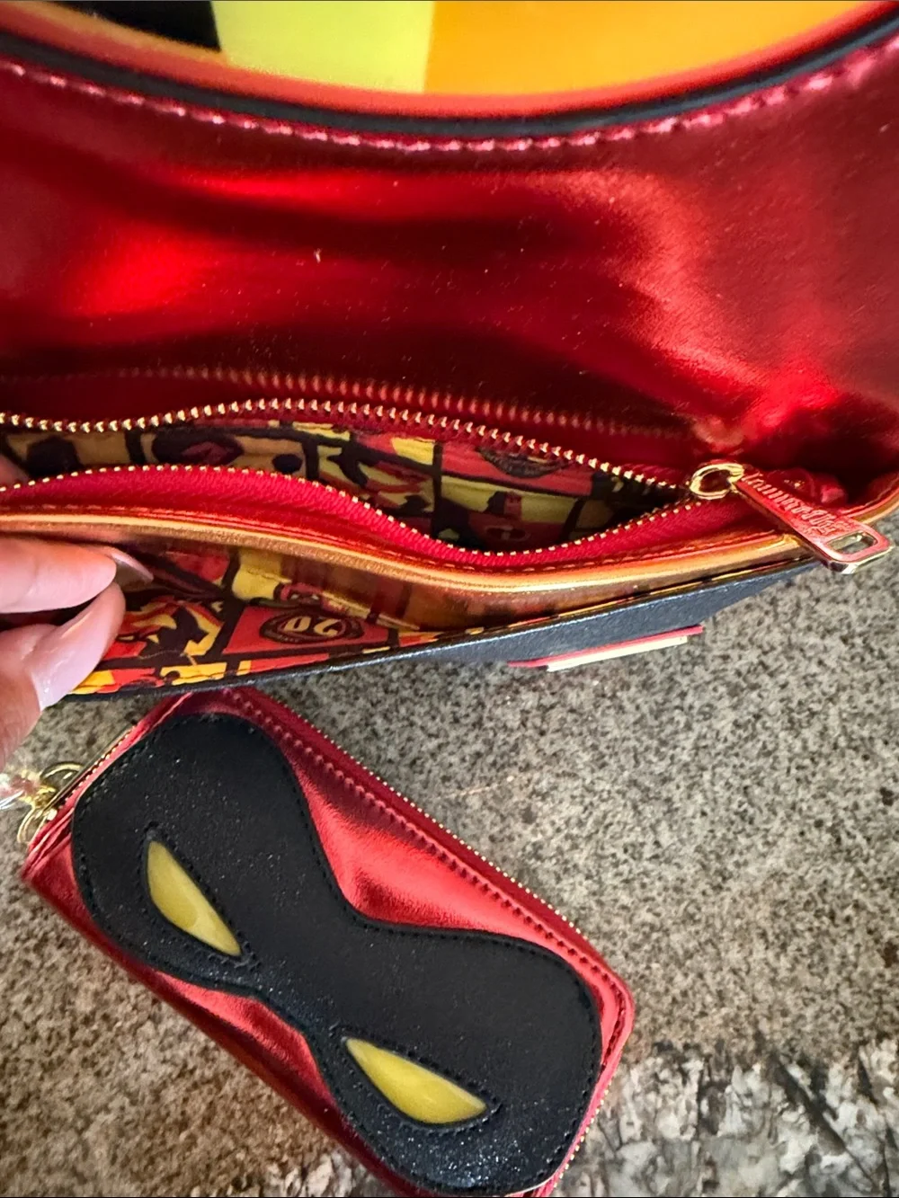 Incredibles 20th Anniversary Light Up Metallic Cosplay Mini Backpack